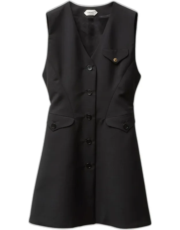 Wool Mini Dress
