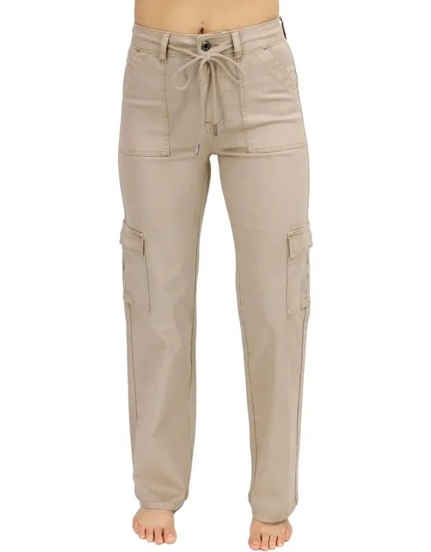 Sueded Twill Cargo Pants