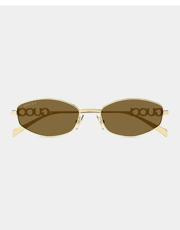Interlocking G 58mm Round Sunglasses