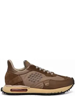 Space Race Sneakers - Leather Blend & Low-profile