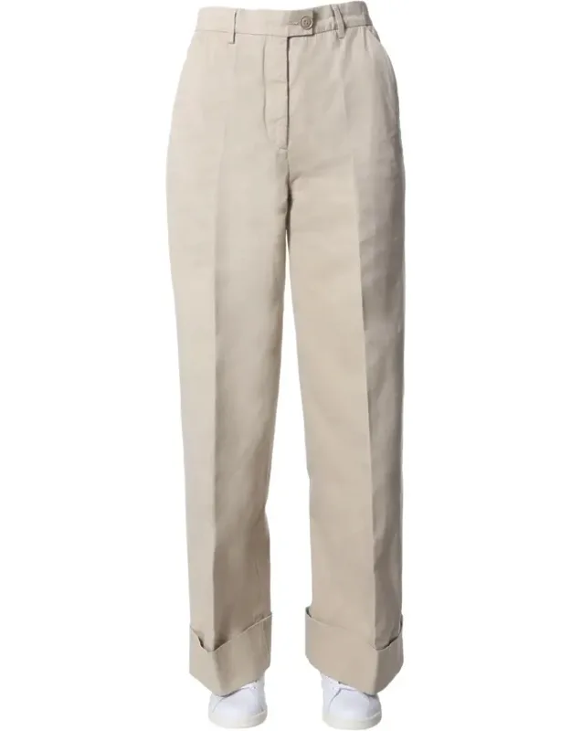 Relaxed Fit Wide Leg Pants