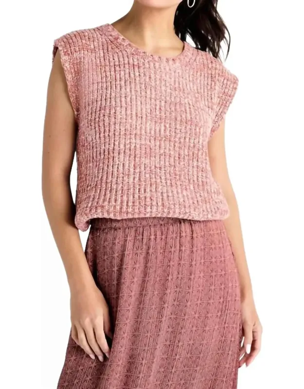 Chenille Sweater Vest