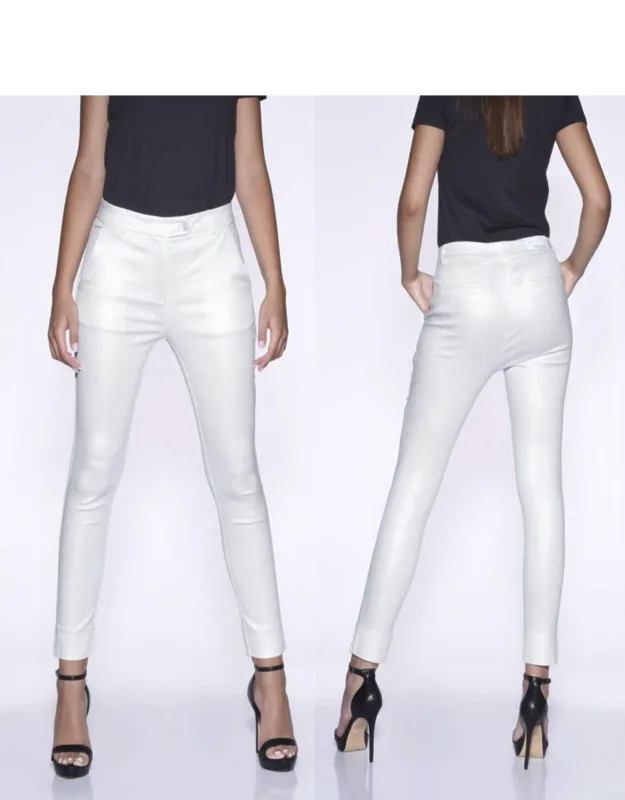 Lively Coated Trousers