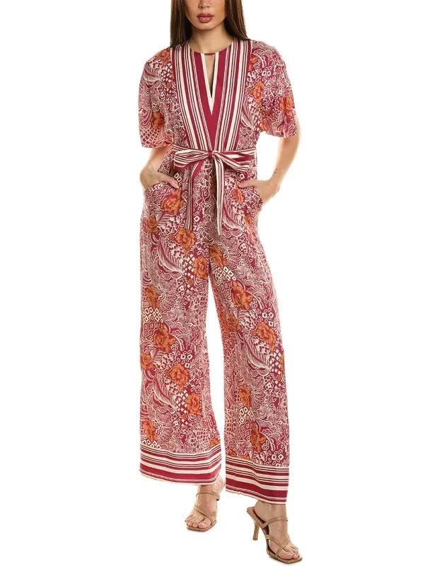 The Ines Silk-blend Jumpsuit
