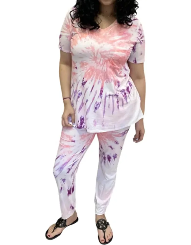 Starburst Tie Dye Jogger Set