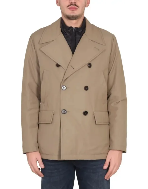 Peacoat Double Front