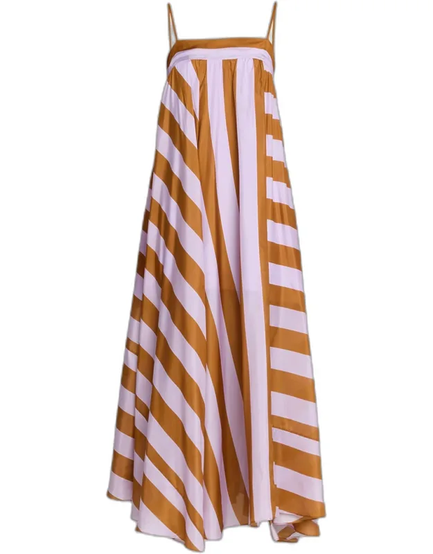 Indra Stripe Maxi Dress