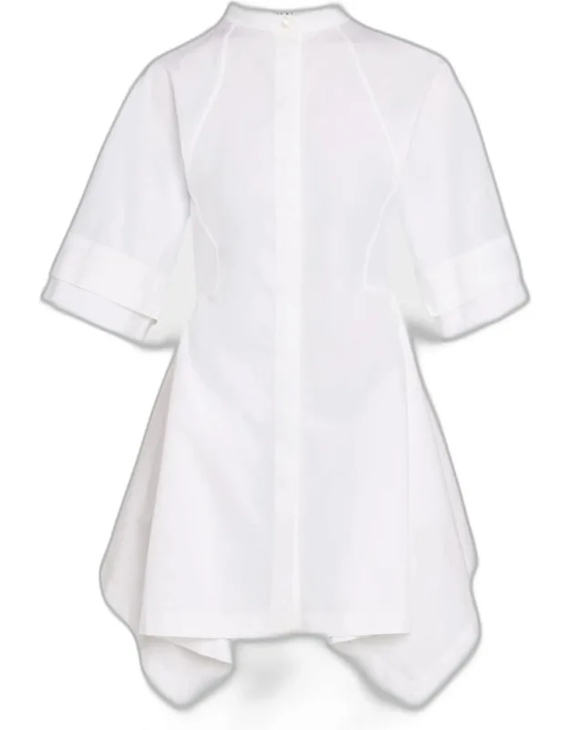 Handkerchief Mini Shirtdress