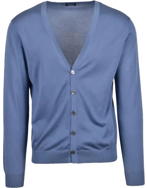 Cotton V-neck Cardigan