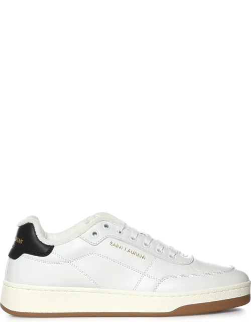 Saint Laurent Sneakers Optical - Calfskin Upper, Lace-up Closure
