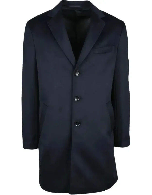 Tailored Coat With Notched Lapel