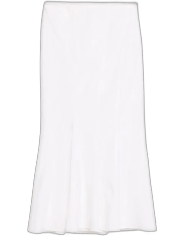 Darted Midi Trumpet Skirt