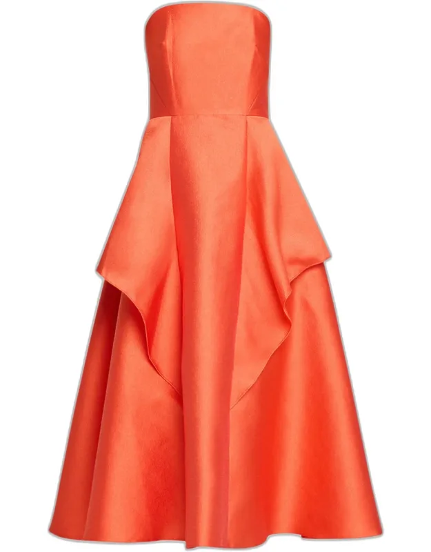Draped Midi Dress