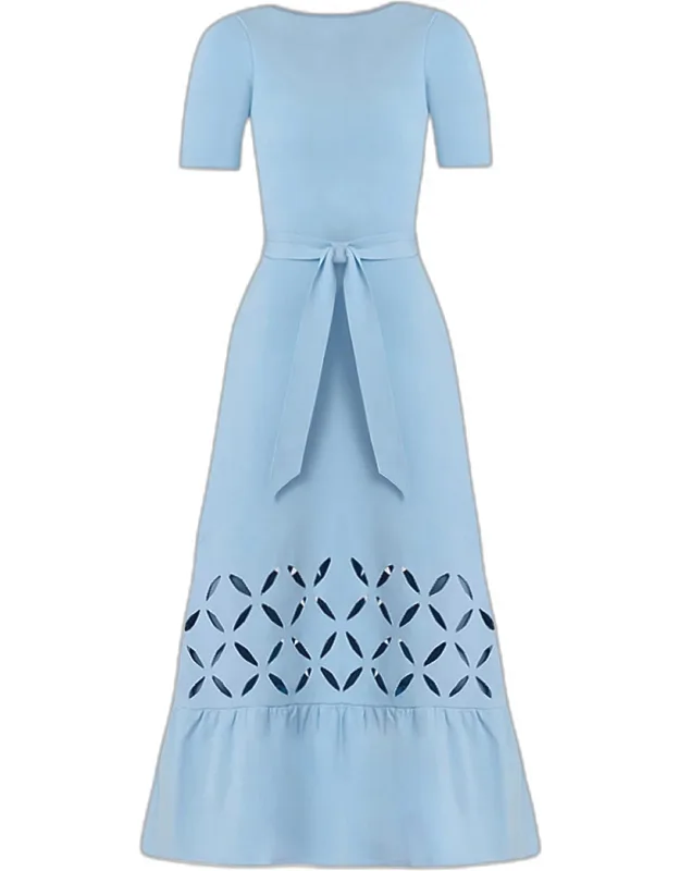 Cutout Knit Midi Dress