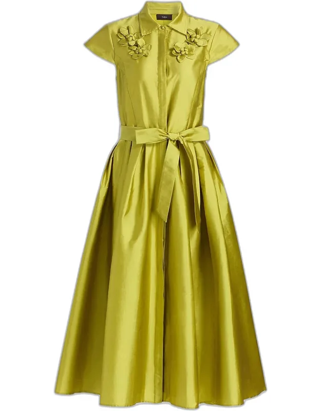 Taffeta Shirtdress