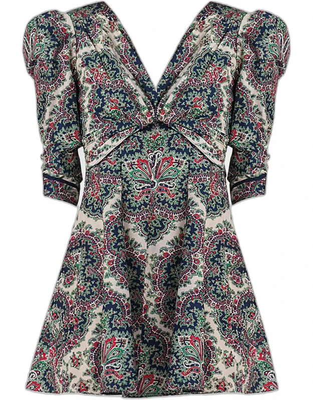 Floral-print Mini Dress