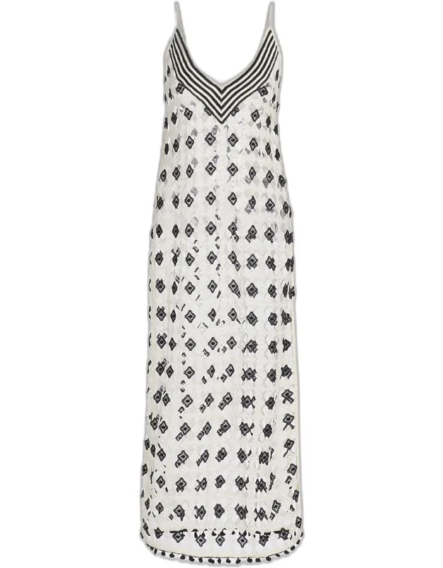 Cleo Patterned Sheer Cover-up Maxi Dress