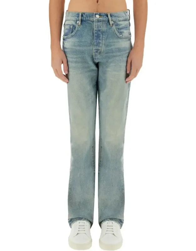 "coated Flare Jeans"