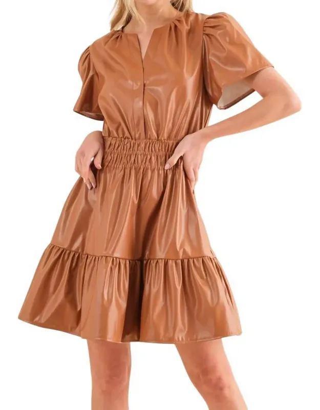 Vegan Leather Dress