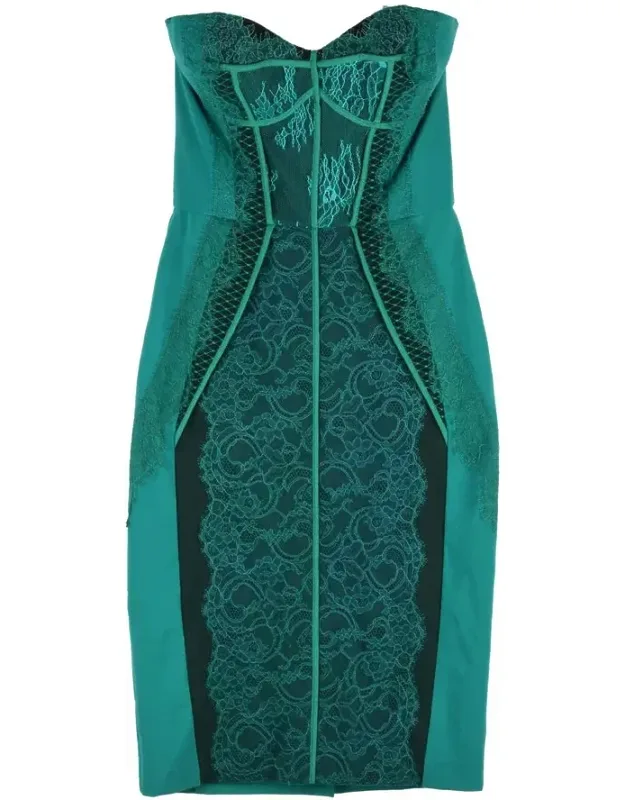 Heart Neckline Sheath Dress