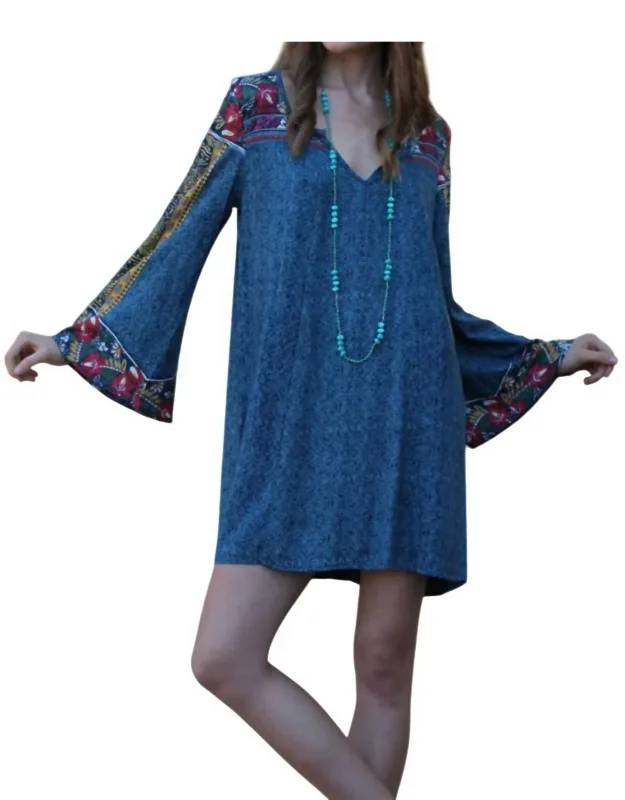 Floral Bell Sleeve Dress