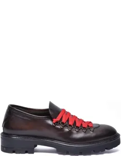 Lace-up Shoes With Lug Sole