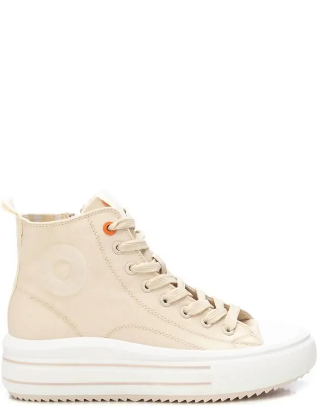 Sneakers With Side Zipper Closure And Comfortech Insole