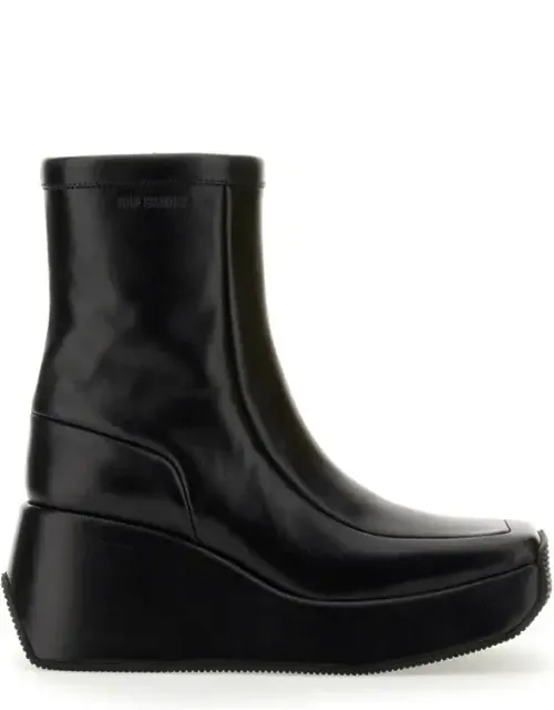 Ankle Boots With Square Toe