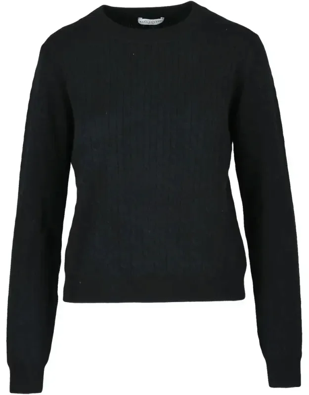 Crew Neck Sweater - 100% Cashmere, Insulating Warmth