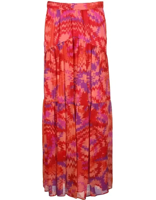 Long Chiffon Skirt