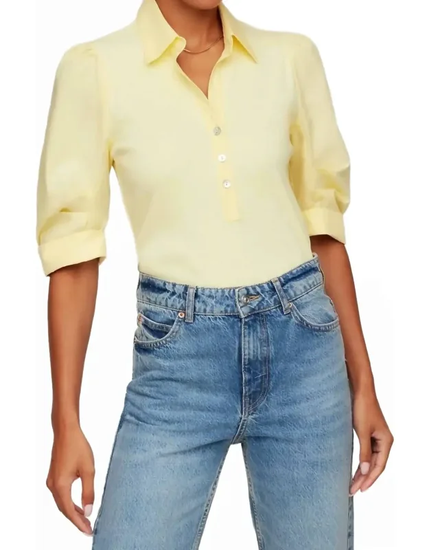 Camden Contrast Henley Top