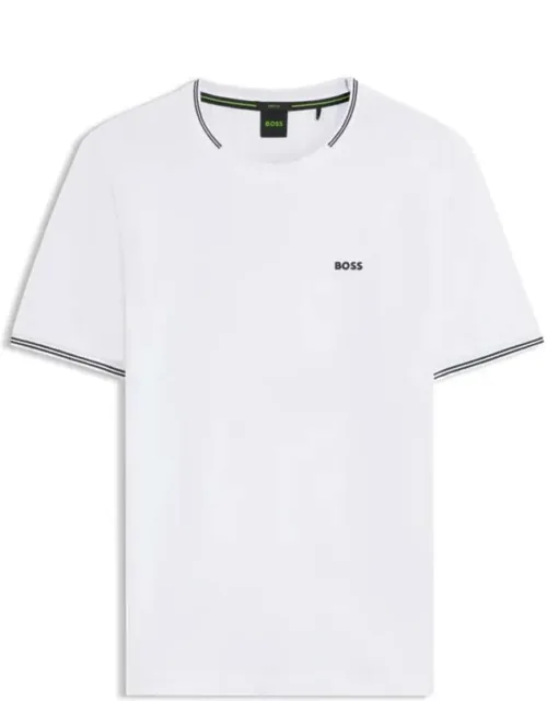 Striped Stretch-cotton T-shirt