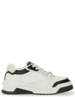 Odyssey Sneaker With Chunky Rubber Sole And Intricately Woven Laces