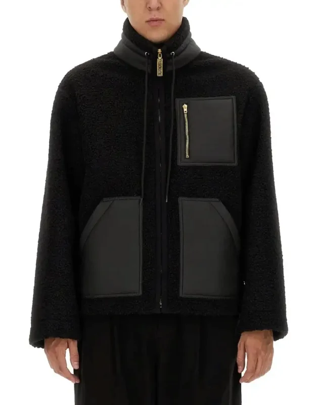 Textured Jacket With Zip Closure