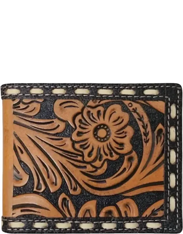 Tooled Leather Wallet