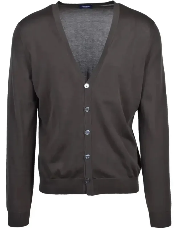 Cotton V-neck Cardigan