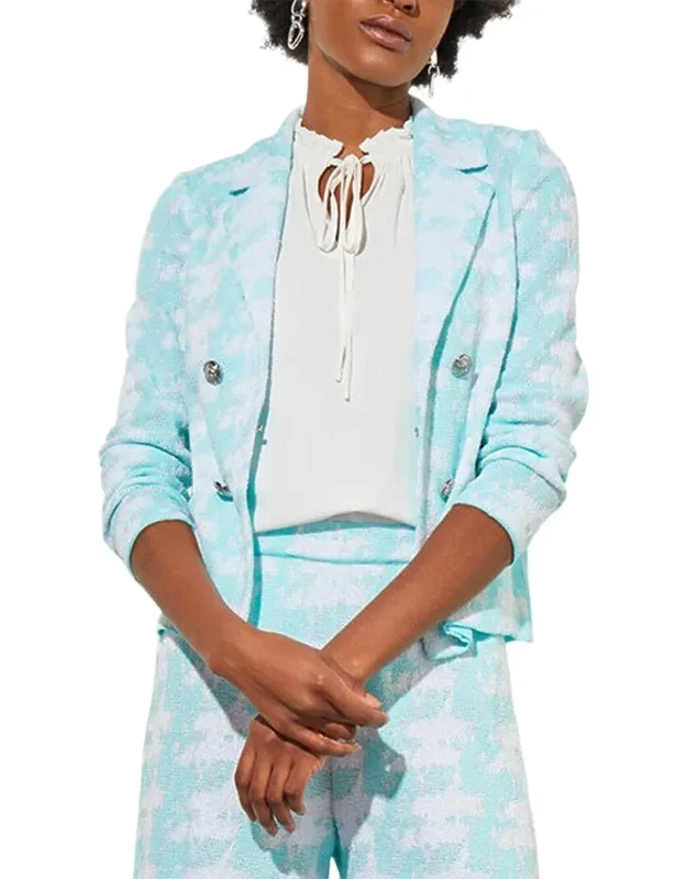 Lapel Collar Knit Jacket