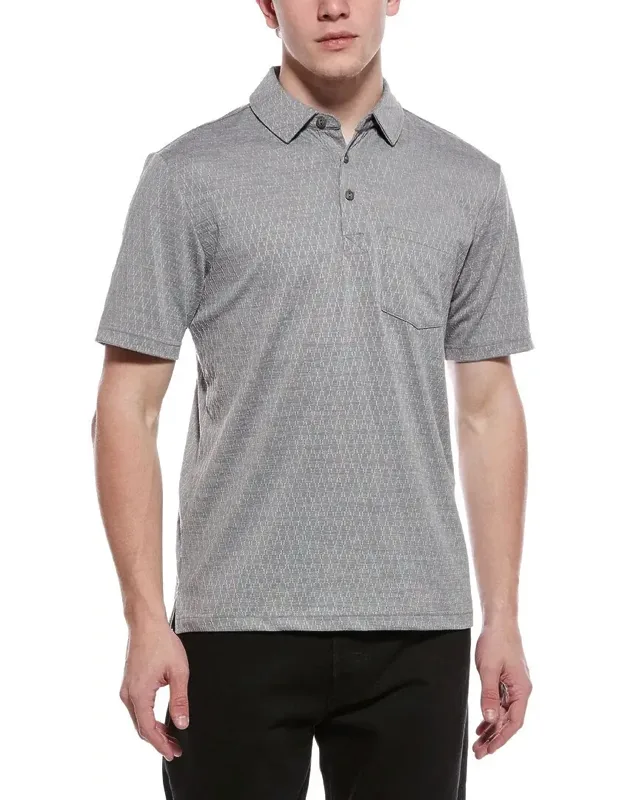 Diamond Textured Polo Shirt