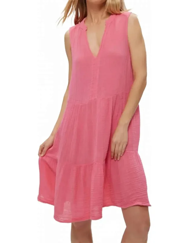 Daisy Gauze Midi Dress