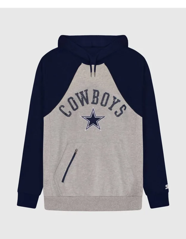 Dallas Cowboys Front Zip-pocket Hoodie