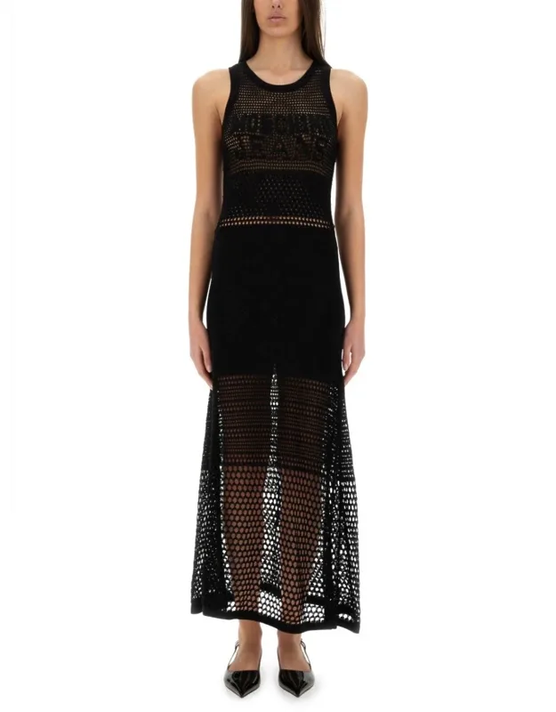 Open-knit Maxi Dress
