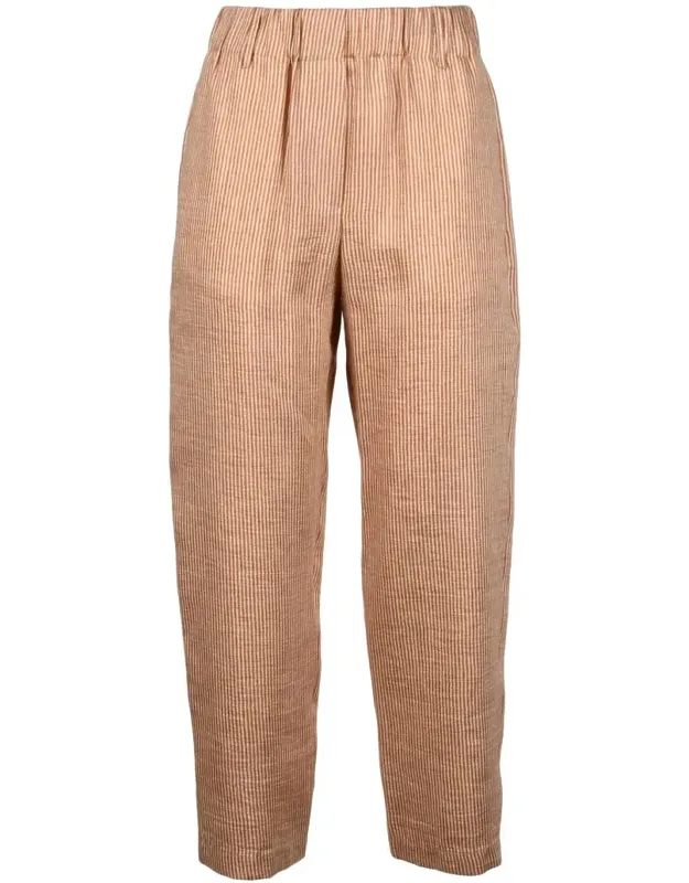 Linen Polyamide Chino Trousers