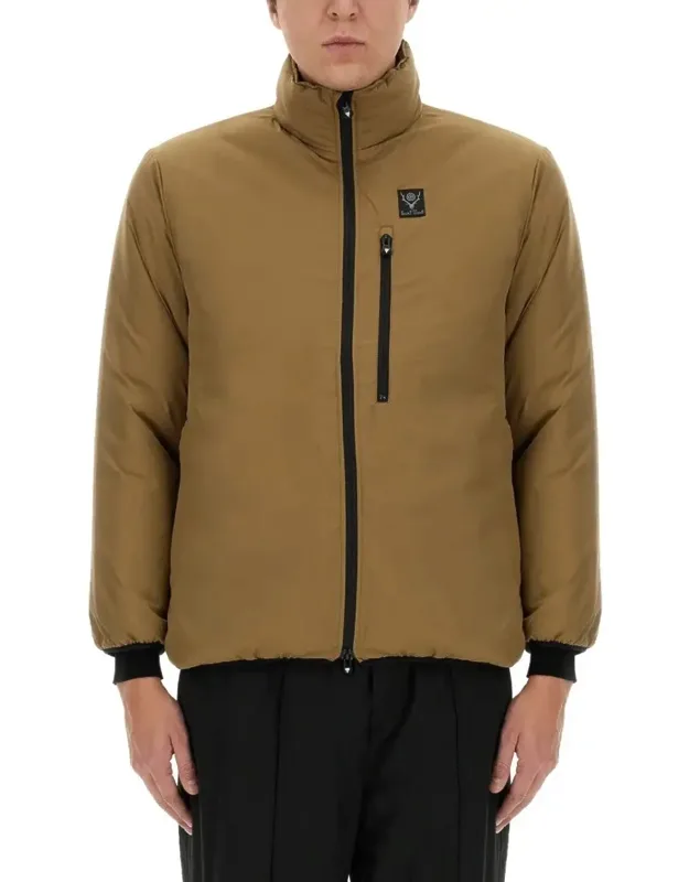 Padded Jacket With High Collar