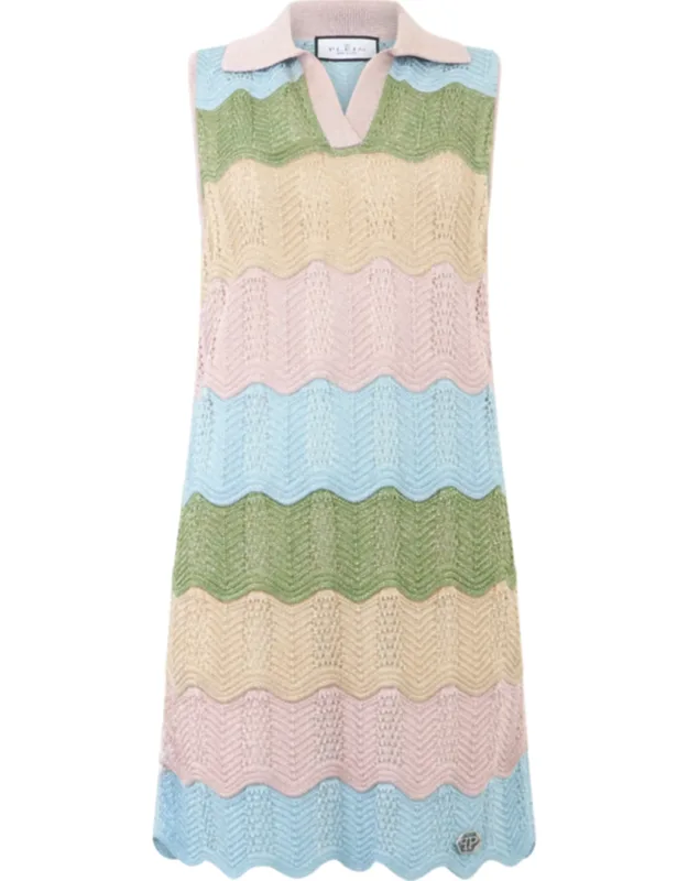 Polo Neck Mini Dress