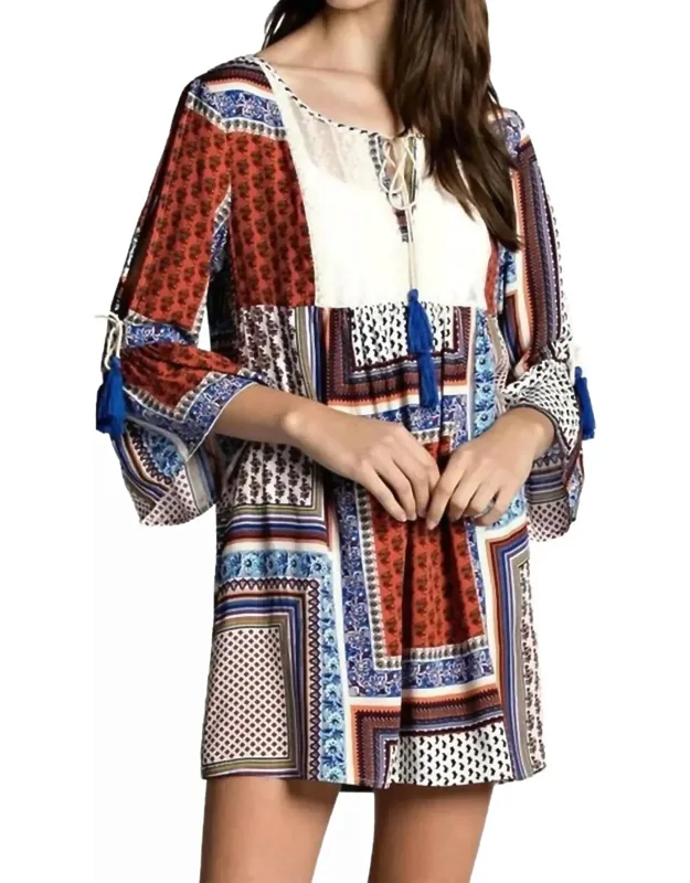 Tassel And Lace Dress
