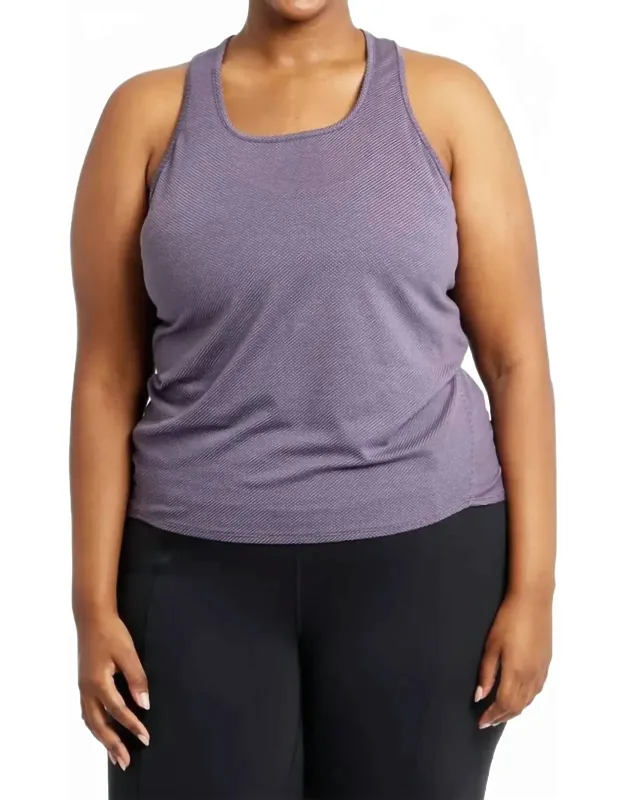 Flyout Racerback Tank Top In Twilight