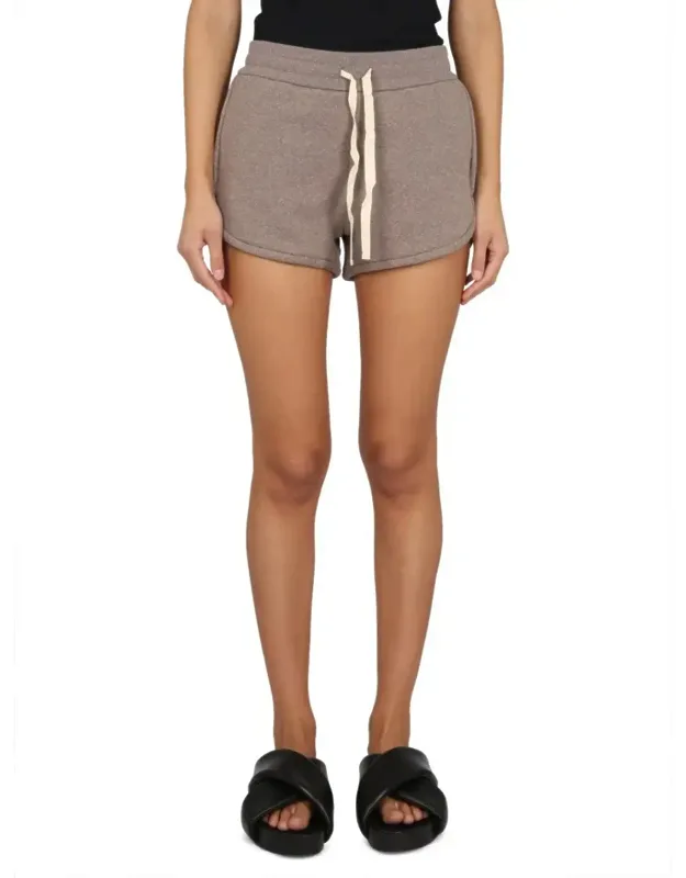 Relaxed-fit Sweatshirt Shorts With Drawstring Waistband