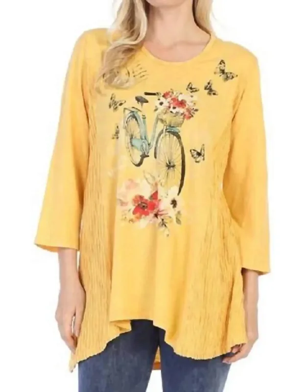 Wave Knit Mineral Washed Tunic