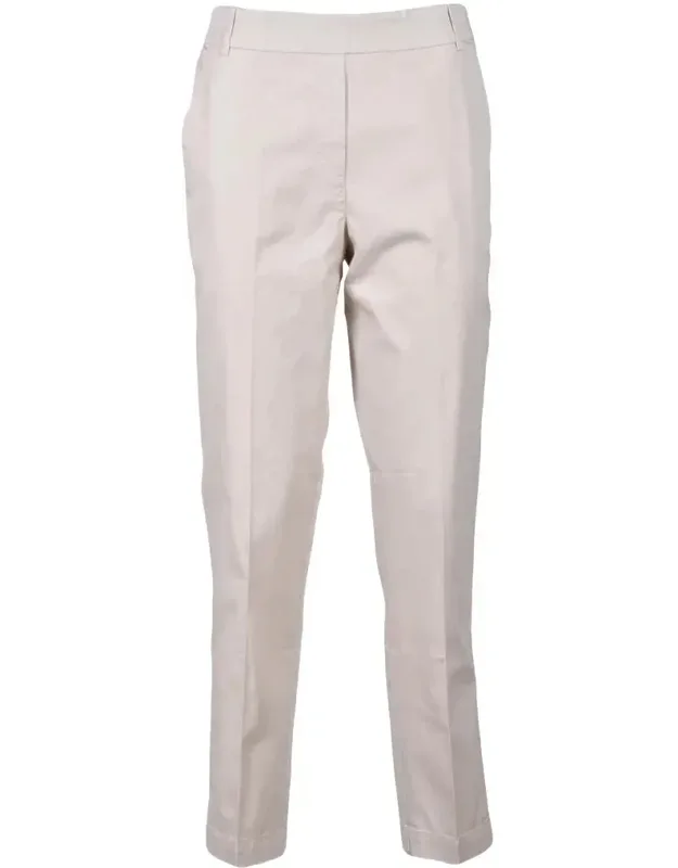 Trousers With Tailored Mid-rise Fit