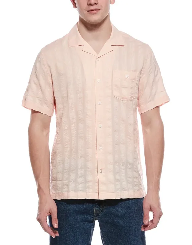 Dobby Seersucker Vacation Shirt
